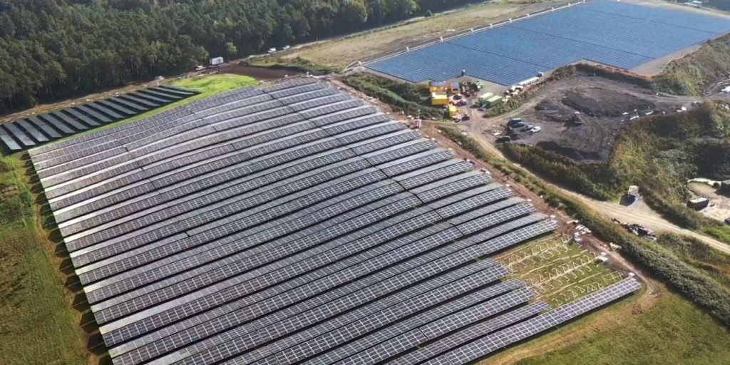 Solar farm on former Rova Bovenveld landfill site