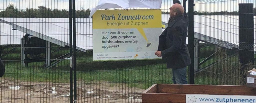 Opening solar farm Zonnestroom Zutphen