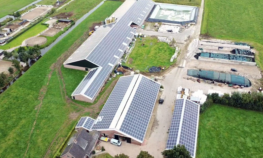 Zonnepanelen boerderij Montfoort