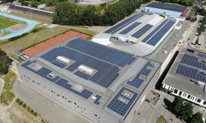 Zonnepanelen ijsbaan Ireen Wust Tilburg