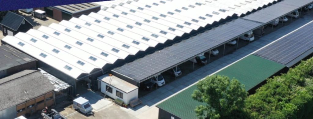Solar panels Caravan Storage Westbroek