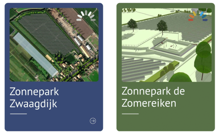 Home ProfiNRG 3 Zonnepark Zwaagdijk en Zonnepark Zomereiken
